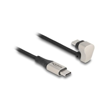 Delock EASY USB2.0-cable USB Typ-C, Stecker, 180 gewinkelt, 1m, 60 W Delock EASY USB2.0-cable USB Typ-C, Stecker, 180 gewinkelt, 1m, 60 W