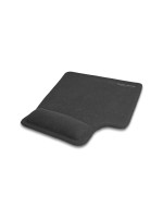 Delock ergonomisches Mousepad Linkshänder, mit Handballenauflage, schwarz