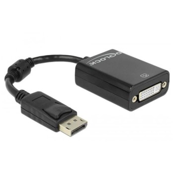 Monitoradapter DP for DVI24+5-Bu, DP Stecker for DVI24+5-Bu 20cm, black Monitoradapter DP for DVI24+5-Bu, DP Stecker for DVI24+5-Bu 20cm, black