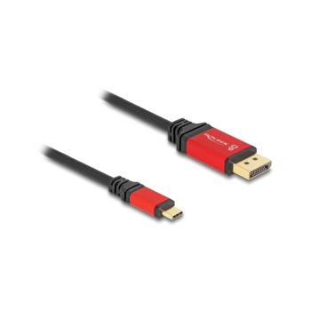 Delock USB-C - DisplayPort cable, 3m, red, 8K 30Hz with HDR Funktion Delock USB-C - DisplayPort cable, 3m, red, 8K 30Hz with HDR Funktion