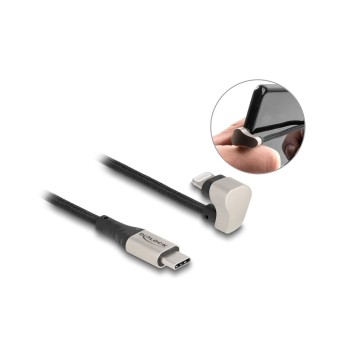 Delock Daten and Ladecable USB Type-C, for Lightning, gewinkelt, 2m, MFi Delock Daten and Ladecable USB Type-C, for Lightning, gewinkelt, 2m, MFi