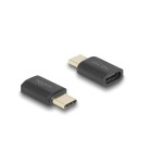 Delock Adaptateur USB 8K 60 Hz, PD3.1, Prise USB C - Connecteur USB C