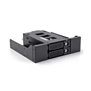 Delock Slim Bay Wechselrahmen für 2x2.5, U.2 NVMe SSD mit 5.25 Rahmen Delock Slim Bay Wechselrahmen für 2x2.5, U.2 NVMe SSD mit 5.25 Rahmen