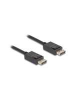 Delock DisplayPort Kabel 8K 60Hz, 40Gbps, schwarz, 1m