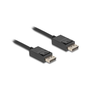 Delock DisplayPort cable 8K 60Hz, 40Gbps, black , 1m Delock DisplayPort cable 8K 60Hz, 40Gbps, black , 1m
