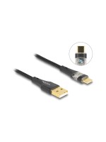 Delock Câble USB 2.0 Fonction de charge rapide 60W USB A - USB C 1 m