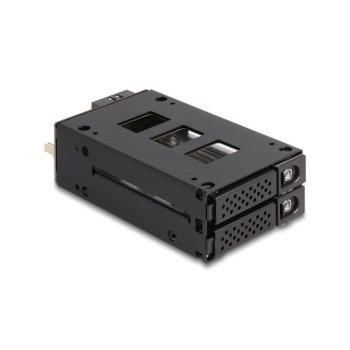 Delock Slim Bay Wechselrahmen für 2x2.5, U.2 NVMe SSD Delock Slim Bay Wechselrahmen für 2x2.5, U.2 NVMe SSD