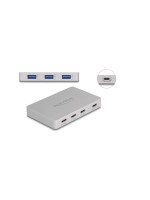 Delock 7 Port USB Hub 4x USB-C Buchse, 3x USB-A Buchse mit PD 82 W