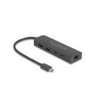 Delock Hub USB USB A/USB C avec 2.5 Gigabit LAN