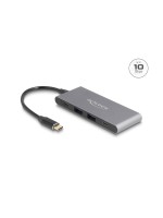 Delock Hub USB 2 x USB Typ-A / 2 x USB Type-C 10 Gbps