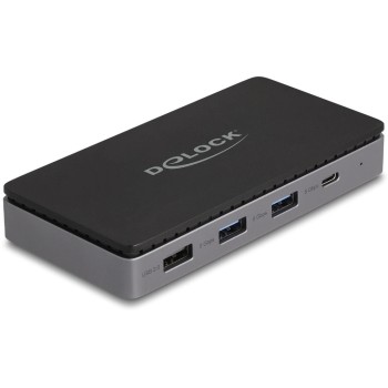 Delock Dockingstation USB-C, 4K, PD 3.0, Dual HDMI MST/USB/Gigabit LAN, 85W Delock Dockingstation USB-C, 4K, PD 3.0, Dual HDMI MST/USB/Gigabit LAN, 85W