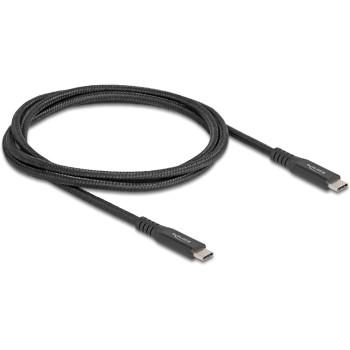 Delock USB-C Stecker for Stecker 100W, 1m, black 