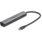 Delock Station d'accueil USB-C HDMI/USB 10 Gbps/2.5 Gigabit LAN/PD 3.0