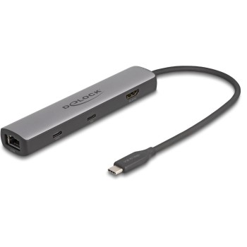 Delock Dockingstation USB-C auf HDMI, 10Gbps, 2.5Gbit LAN, 100W Delock Dockingstation USB-C auf HDMI, 10Gbps, 2.5Gbit LAN, 100W