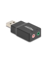 Delock Carte son USB-A mâle - 2x3.5mm jack Plug & Play