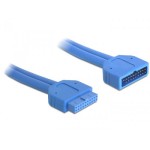 Delock 82943 USB 3.0 Pinheader Verlängerung, Stecker / Buchse, câblelänge 45 cm.