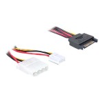 SATA/Molex Adaptercâble, 16cm, Adapter pour SATA pour Molex+Floppy 3Pin