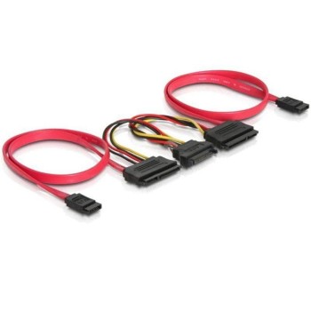 cable 2xSATA and Power, intern, 2xSATA 50cm, 1xPower 20cm cable 2xSATA and Power, intern, 2xSATA 50cm, 1xPower 20cm