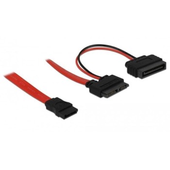 SATA2 cable for Slimline Geräte(ODD), 50cm, SATA+Power, 7+6 Pin Anschluss, 5 Volt SATA SATA2 cable for Slimline Geräte(ODD), 50cm, SATA+Power, 7+6 Pin Anschluss, 5 Volt SATA