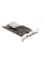 Delock Carte PCI Express 2x USB Type-C, 2x USB Type-A