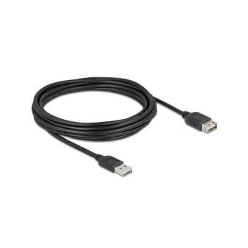 Delock USB2.0 Verlängerungscable A-A, 5.0m, EASY USB, beidseitig einsteckbar, black  Delock USB2.0 Verlängerungscable A-A, 5.0m, EASY USB, beidseitig einsteckbar, black