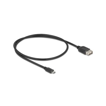 Delock USB2.0 cable EASY USB A-MicroB, 0.5m, EASY USB, beidseitig einsteckbar, black  Delock USB2.0 cable EASY USB A-MicroB, 0.5m, EASY USB, beidseitig einsteckbar, black