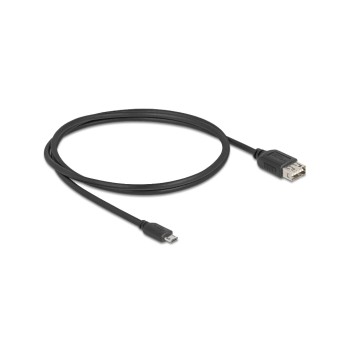 Delock USB2.0 cable EASY USB A-MicroB, 1.0m, EASY USB, beidseitig einsteckbar, black  Delock USB2.0 cable EASY USB A-MicroB, 1.0m, EASY USB, beidseitig einsteckbar, black