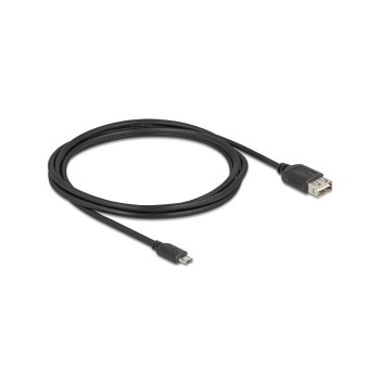 Delock USB2.0 cable EASY USB A-MicroB, 2.0m, EASY USB, beidseitig einsteckbar, black  Delock USB2.0 cable EASY USB A-MicroB, 2.0m, EASY USB, beidseitig einsteckbar, black