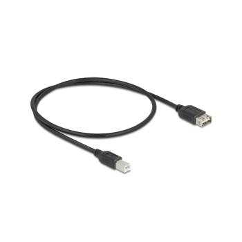 Delock USB2.0 cable EASY USB A-B, 0.5m, USB-A Seite beidseitig einsteckbar, black  Delock USB2.0 cable EASY USB A-B, 0.5m, USB-A Seite beidseitig einsteckbar, black