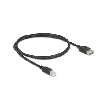 Delock USB2.0 cable EASY USB A-B, 1.0m, USB-A Seite beidseitig einsteckbar, black  Delock USB2.0 cable EASY USB A-B, 1.0m, USB-A Seite beidseitig einsteckbar, black
