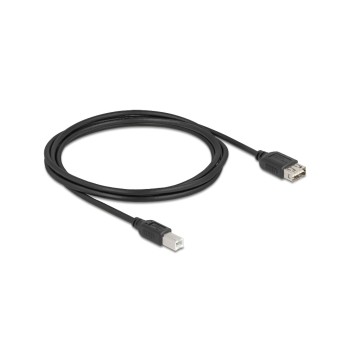 Delock USB2.0 cable EASY USB A-B, 2.0m, USB-A Seite beidseitig einsteckbar, black  Delock USB2.0 cable EASY USB A-B, 2.0m, USB-A Seite beidseitig einsteckbar, black
