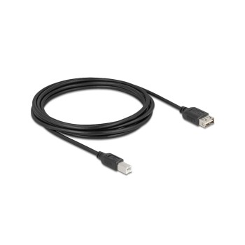 Delock USB2.0 cable EASY USB A-B, 3.0m, USB-A Seite beidseitig einsteckbar, black  Delock USB2.0 cable EASY USB A-B, 3.0m, USB-A Seite beidseitig einsteckbar, black