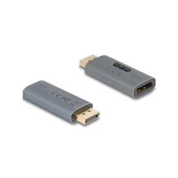 Delock 8k DisplayPort EDID Emulator, bis 7680x4320@30Hz, simuliert einen Monitor