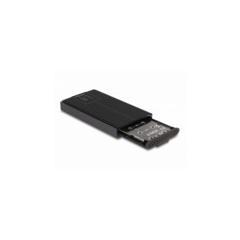 Delock 2xM.2 NVMe SSD Gehäuse USB-C, 20Gbps, 2xM.2 NVMe PCIe, PCIe SSD, RAID Delock 2xM.2 NVMe SSD Gehäuse USB-C, 20Gbps, 2xM.2 NVMe PCIe, PCIe SSD, RAID