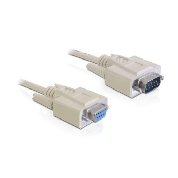 Verlängerungscâble seriel DB9 St.-Bu. 1m, 9-Adrig belegt, 1:1 geschaltet, geschirmt Verlängerungscâble seriel DB9 St.-Bu. 1m, 9-Adrig belegt, 1:1 geschaltet, geschirmt