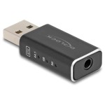 Delock USB Gaming DAC 24Bit/96kHz Prise de 3,5 mm/USB 2.0/USB-A