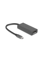 Delock USB-C Adapter zu HDMI/DP 8K, Combo, mit HDR Funktion Aluminium