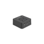 Delock M.2 Dockingstation für 2x M.2 NVMe, PCIe SSD, Klonfunktion, Löschfunktion
