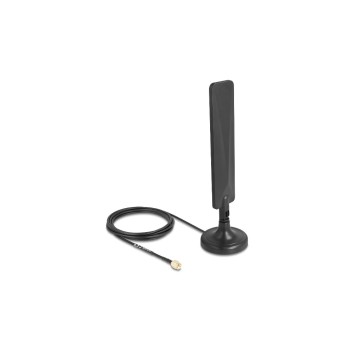 Delock Antenne 5G/LTE Connecteur SMA 3 dBi SMA 3 dBi Rayonnement omni directionnel Delock Antenne 5G/LTE Connecteur SMA 3 dBi SMA 3 dBi Rayonnement omni directionnel