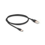 Delock Câble USB 2.0 Silicone USB A - USB C 1 m