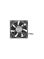 Delock Gehäuselüfter 80x80x25mm, 12V, Axiallüfter, schwarz, 12V DC