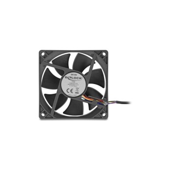 Delock Case ventilator 80x80x25mm, 12V, Axiallüfter, black , 12V DC Delock Case ventilator 80x80x25mm, 12V, Axiallüfter, black , 12V DC