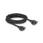 Delock Câble patch Câble de rallonge Cat 6A, S/FTP, 5 m, Noir
