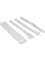 Delock PSU Verlängerungscable Set 84542, ws, 30cm, 5-teilig Sleeved, cablekämmen