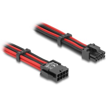 Delock Verlängerungscable 80975, 8P-6+2P, 30cm, 8 Pin Stecker for 6+2 Pin PCIe Buchse