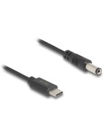 Delock Câble électrique USB Fiche creuse 5.5/2.1 mm USB-C - Spécial 1 m