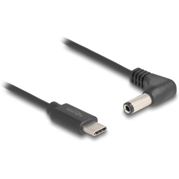 Delock USB Stromcable C-5V DC, 1.5m, Hohlstecker 5.5mm/2.5mm gewinkelt Delock USB Stromcable C-5V DC, 1.5m, Hohlstecker 5.5mm/2.5mm gewinkelt