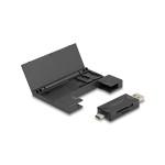 Delock USB-C and A Card Reader, 5Gbps, for SD & Micro SD, with Speicherkarten Etui