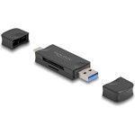Delock Card Reader Extern USB-C / A pour SD et Micro SD