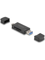 Delock USB-C and A Card Reader, 5Gbps, for SD & Micro SD